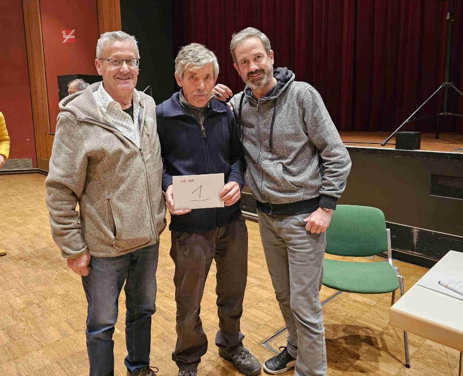 v.l.: Hubert Plankensteiner, Franz v.l.: Hubert Plankensteiner, Franz Lercher, Christian Santer (Veranstalter u. Schreiber)